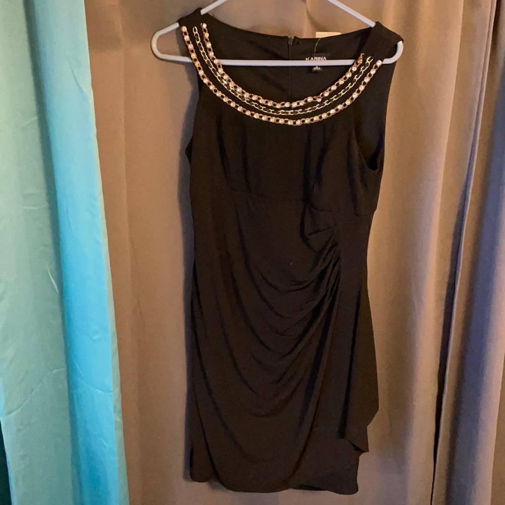 NEW Woman sexy black dress